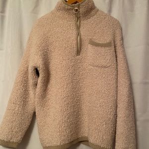 *SOLD* Aerie teddy quarter zip